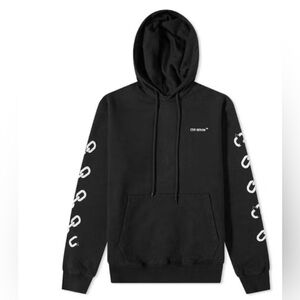 OFF-WHITE Chain Arr Slim Hoodie
Black